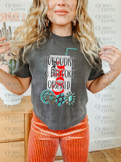 Turquoise and Diet Coke Obsessed Tee