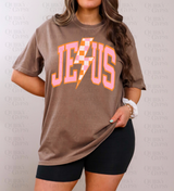 Pink and Orange Jesus Tee